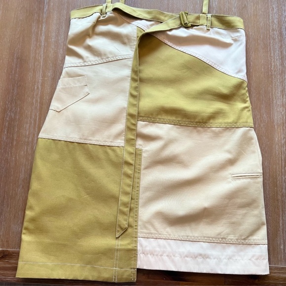 Patchwork Gabardine Dress, NWT - Picture 3 of 12